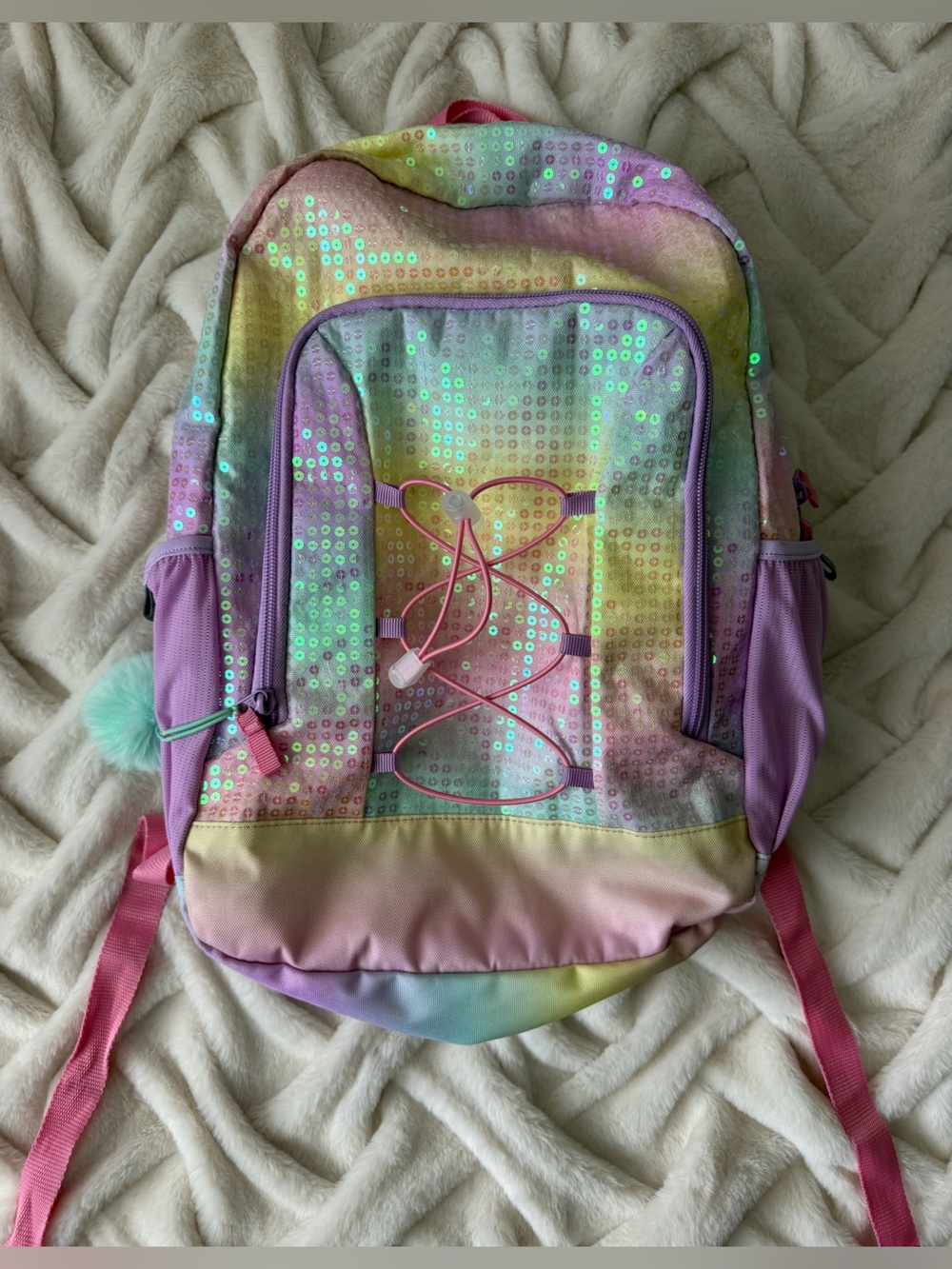 Target Kids Sequin Rainbow Backpack - Pink, Purple, Mint